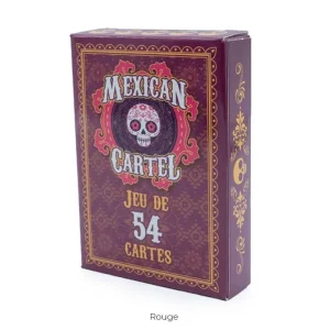 Jeu de 54 Cartes - Rouge Mexican Cartel