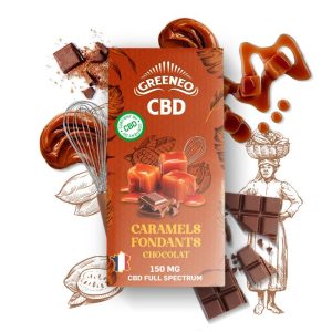 Caramels Fondants au CBD Chocolat - GREENEO - 150mg