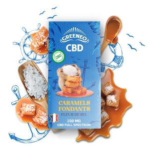 Caramels Fondants au CBD Fleur de Sel - GREENEO - 150mg