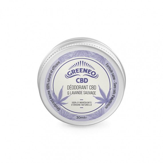 Déodorant Baume CBD Lavande Sauvage 30ml - GREENEO – Image 2