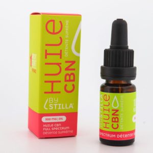 Huile CBN Full Spectrum 05% Détente Suprême 10mL - BY STILLA