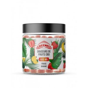Bonbons au CBD Fraise et Banane - GREENEO