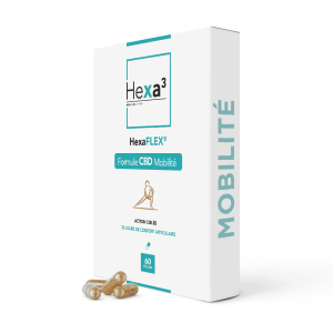 Gélules CBD Mobilité - HEXA3