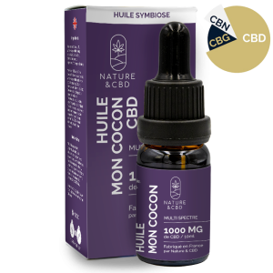 Huile CBD 10% Mon Cocon Symbiose 10mL - NATURE & CBD
