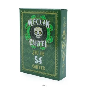 Jeu de 54 Cartes - Vert Mexican Cartel