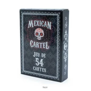 Jeu de 54 Cartes - Noir Mexican Cartel