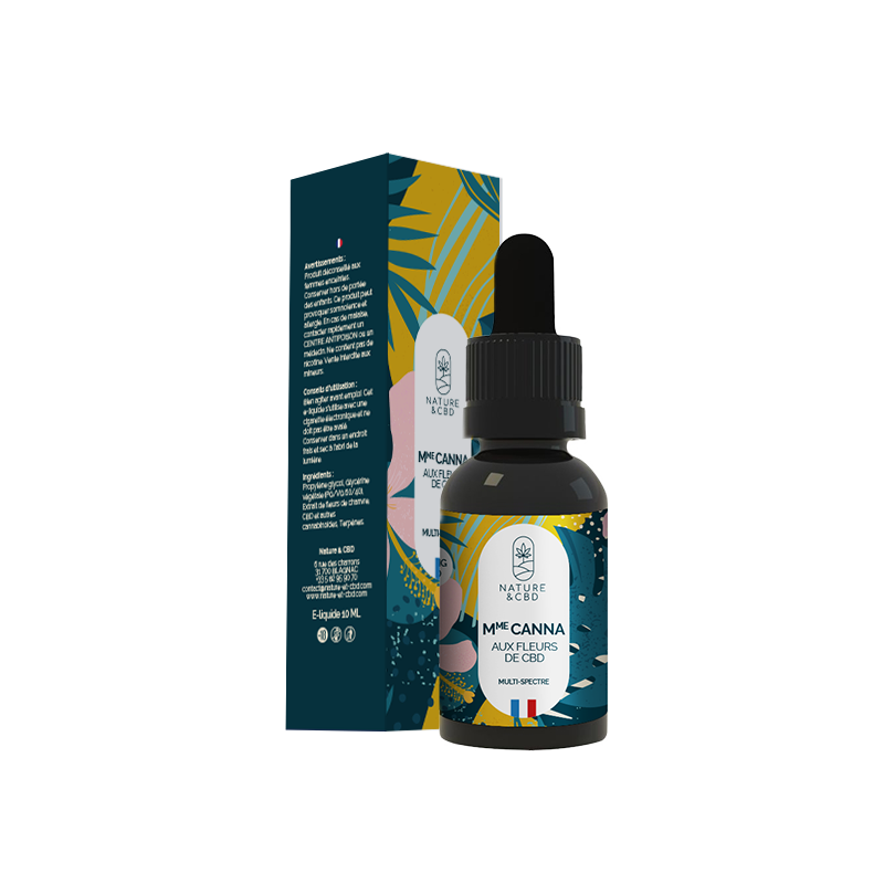E-Liquide CBD Mme Canna - NATURE & CBD - 300mg