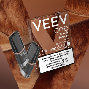 Veev One Cartouches (x2) 9mg - Classic Tobacco