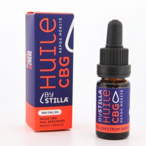 Huile CBG Full Spectrum 05% Repos Mérité 10mL - BY STILLA
