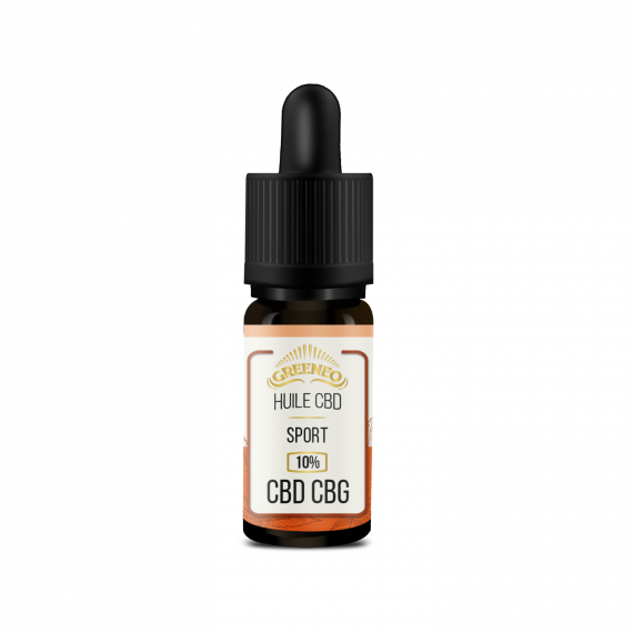 Huile CBD CBG 10% Sport 10mL - GREENEO – Image 2