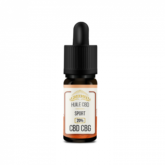 Huile CBD CBG 20% Sport 10mL - GREENEO – Image 2