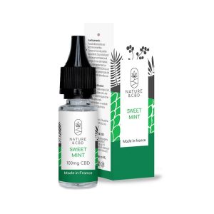 E-Liquide CBD Sweet Mint - NATURE & CBD - 100mg