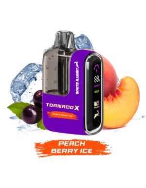 WHITE RABBIT TORNADO X - Puff 25k - PEACH BERRY ICE 20MG